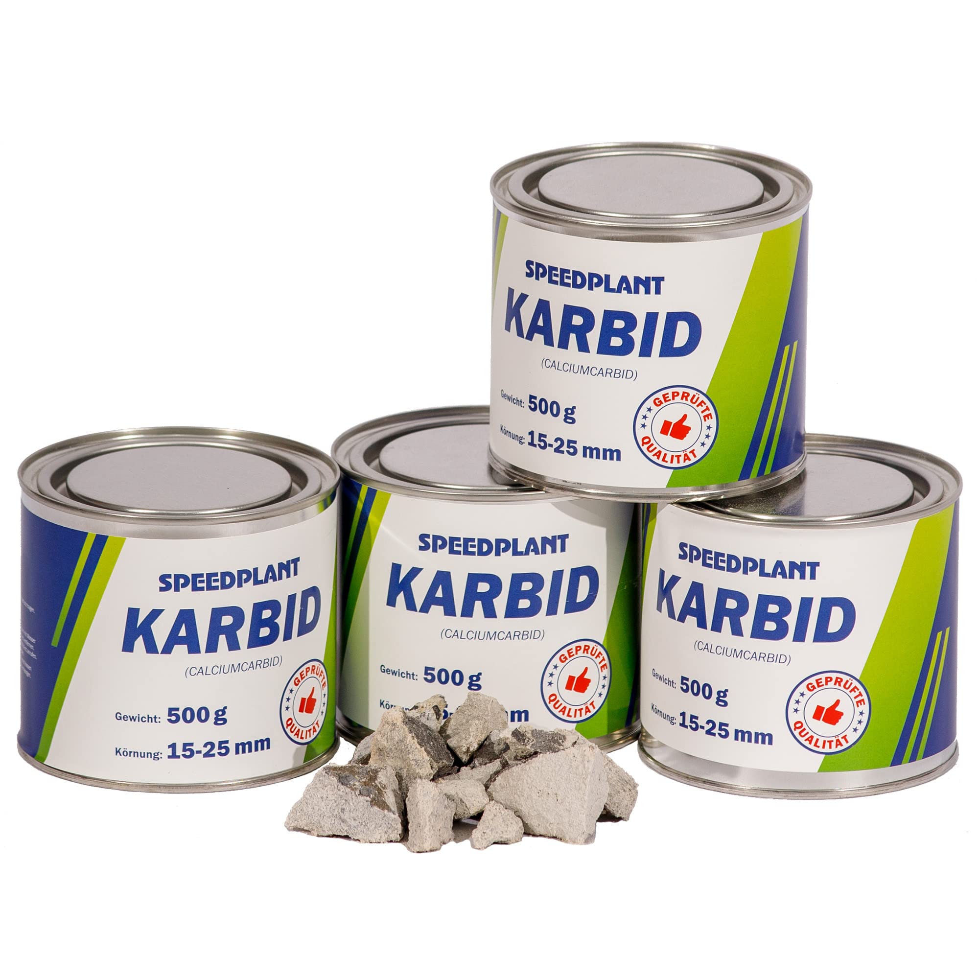 SPEEDPLANT carburo 2 kg, carburo di Calcio Pietre 15-25mm, carburo per lampade