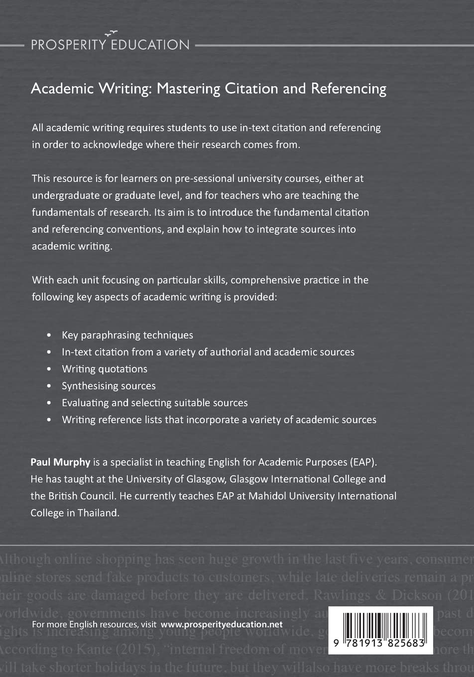 Academic Writing: Mastering Citation and Referencing