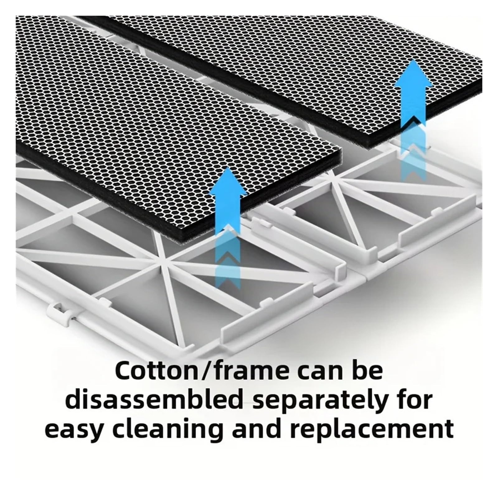 1 Filtro Aria Condizionata, Lunghezza Regolabile | Adatto for impianti HVAC a soffitto e a parete, for uso domestico(80cm)
