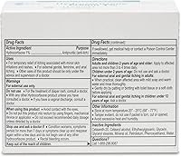 Vista 8 de Globe (Box 25 Crema de hidrocortisona al 1% de fuerza máxima, (paquete de 0.03 oz) Crema antipicazón para enrojecimiento, hinchazón, picazón