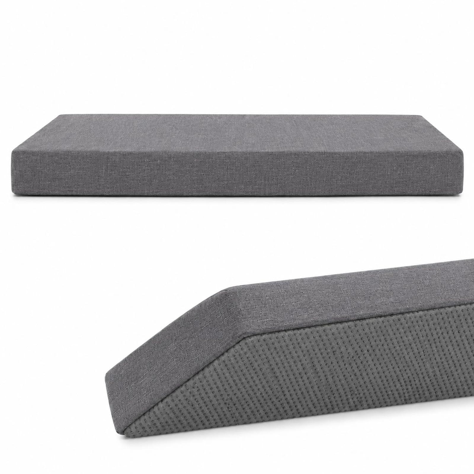 PTKG Bedroom Cushions Linen Texture Washable Indoor Bench Cushion