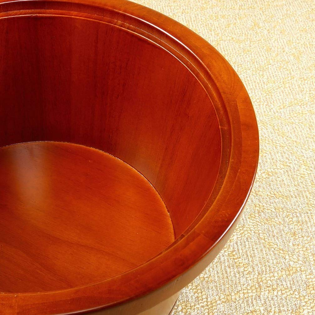 Secchio per pediluvio in legno Secchio per immersione dei piedi, Secchio in legno per pedicure, Vaschetta per pediluvio per piedi in ammollo, Lavandino per pediluvio per adulti, Vasca idromassaggio