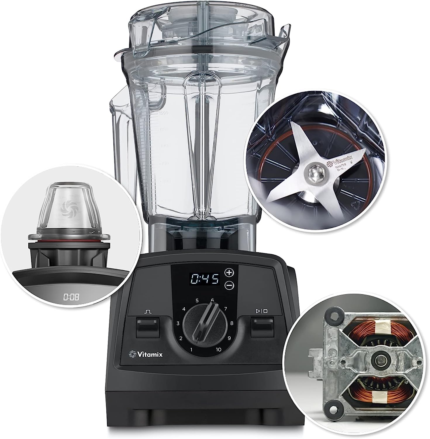 Amazon | 【公式】Vitamix V1200iS ミキサー ブラック フルセット  