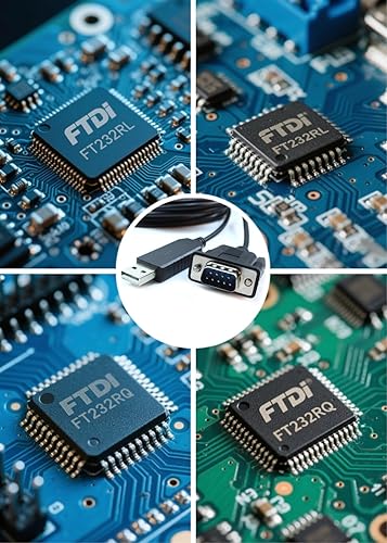 Miniatura 6 de Cable de control USB a DB9 para Skywatcher EQ6 y NEQ6 Mount, para Orion Atlas EQ-G Mount. 6 pies