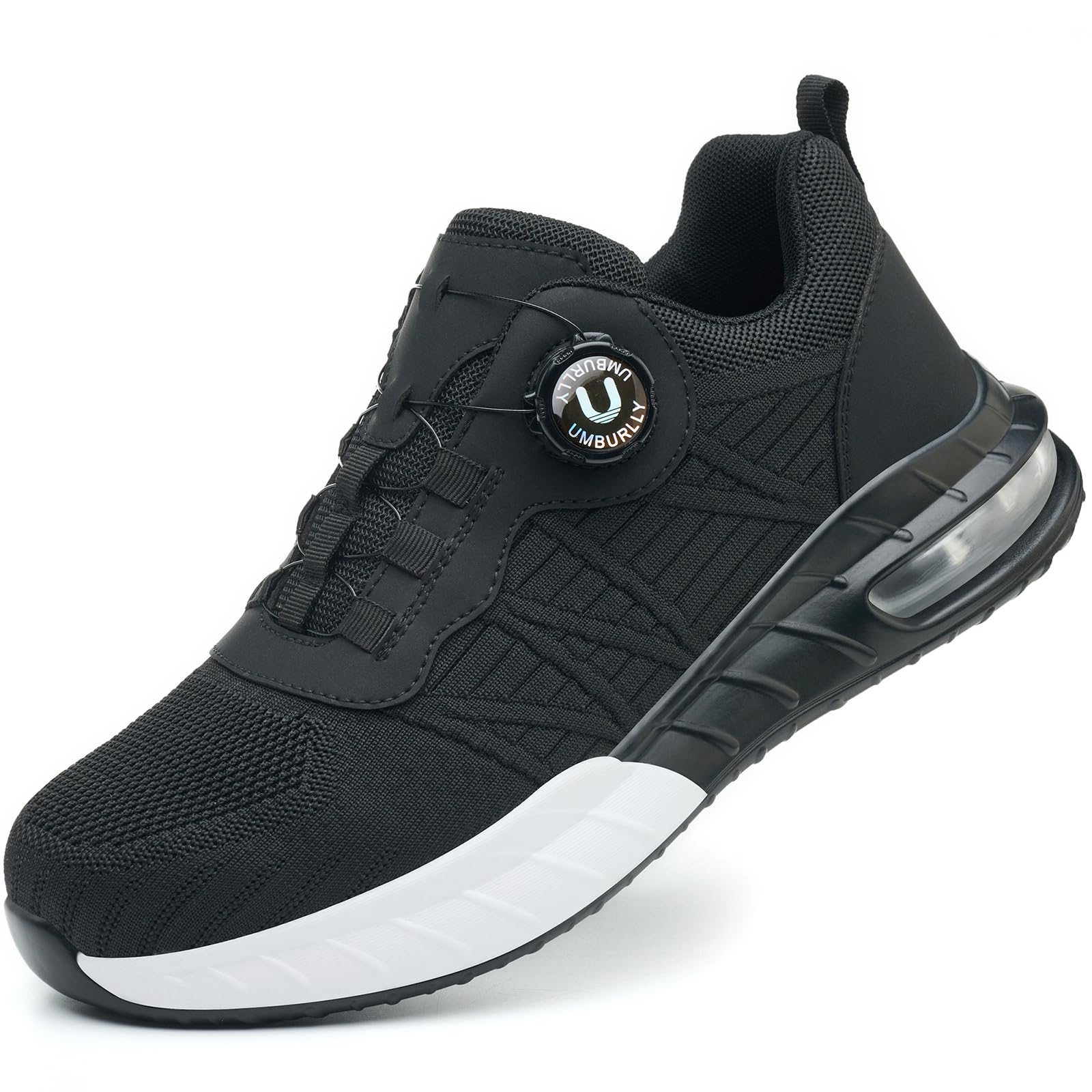 Zapatos de Seguridad Hombre Mujer Zapatillas de Trabajo Ligero Comodo Calzado de Seguridad con Punteras de Acero Transpirable Antideslizante 37-46EU