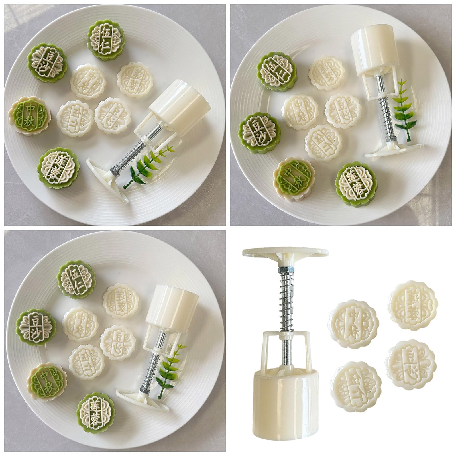 Hand Pressed Mold Festival Dessert Molds Cookie Stamp ABS Plastics Pastries Cake Moulds For Baking Lover