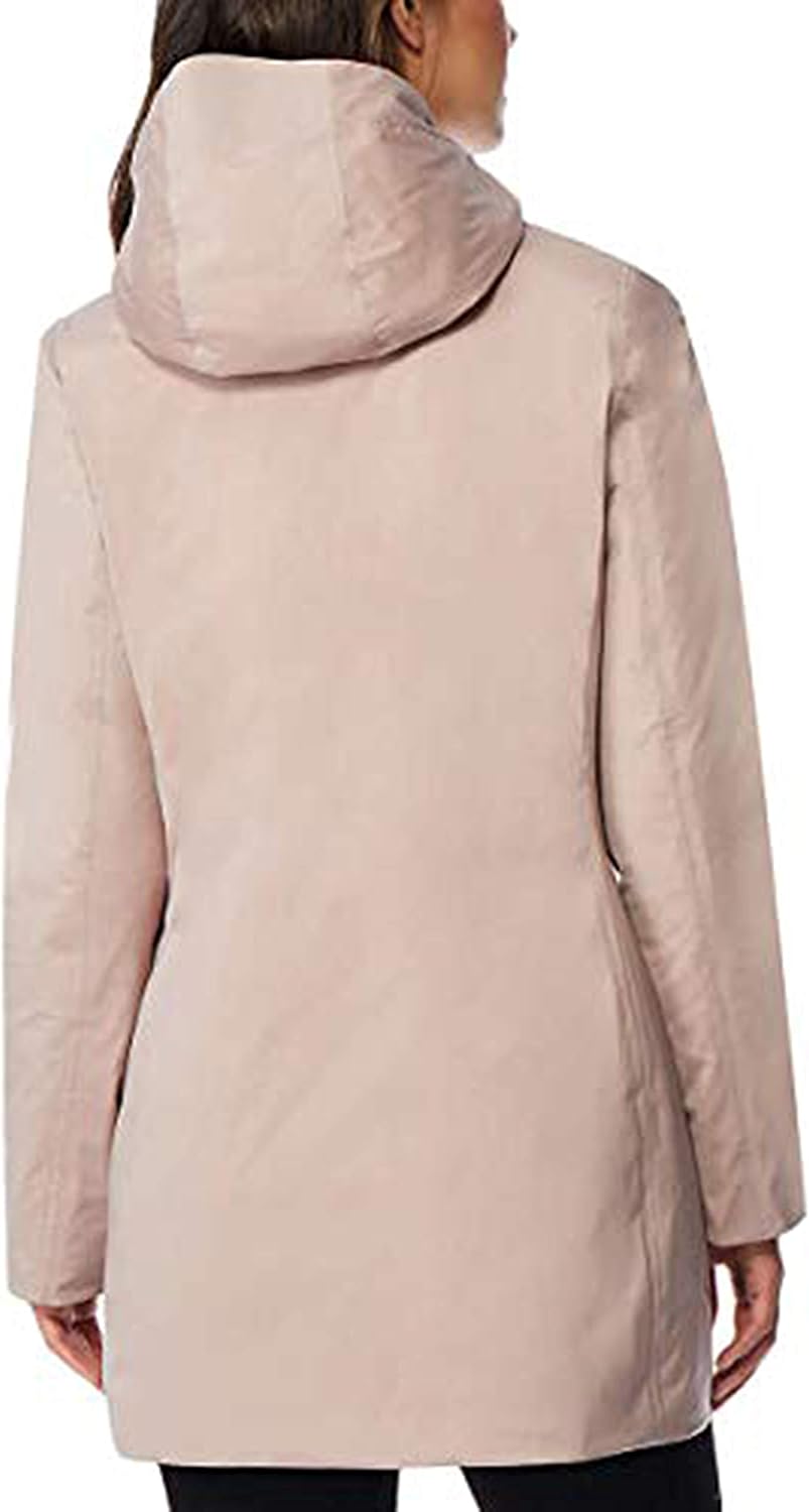 32 DEGREES Ladies' Waterproof Winter Jacket (M, Light Blush) - Image 2