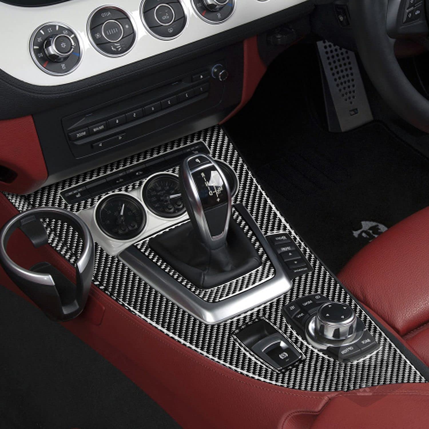 Amazon | カーセンターコンソールシフトパネルフレームカバー BMW Z4