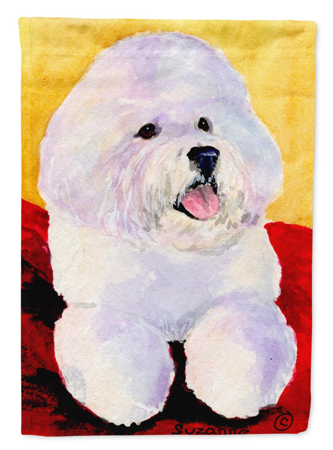 Drapeau Bichon Frisé multicolore extérieur résistant Caroline's Treasures SS8921GF
