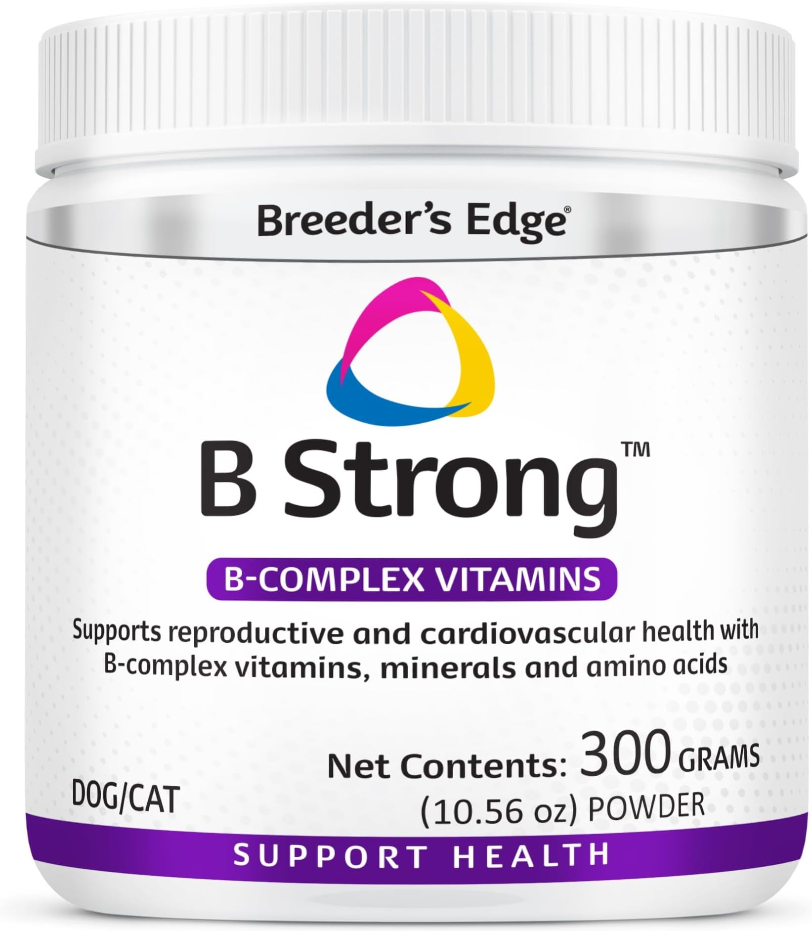 Breeder’s Edge B Strong Powder, B-Complex Vitamin Supplement for Dogs and Cat...