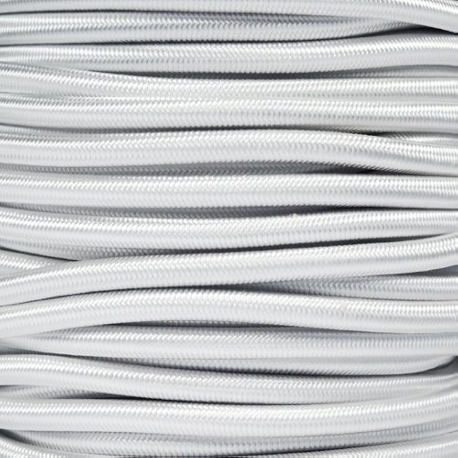 West Coast Paracord Bungee Elastic Nylon Shock Cord (1/4 Inch x 10 Feet, White)