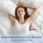 SOPAT Mattress Topper RV King Size Extra Thick Mattress Pad 8-21" Deep Pocket Soft Down Alternative Fill Mattress Protector Pillow Top Mattress Cover (72x80 Inches, White)