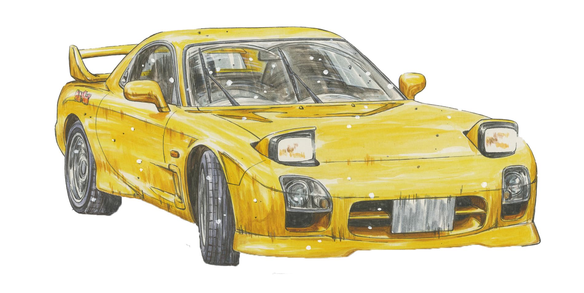 Amazon | 1/24 頭文字Dシリーズ No.12 EX-1 FD3S RX－7 マツダスピード