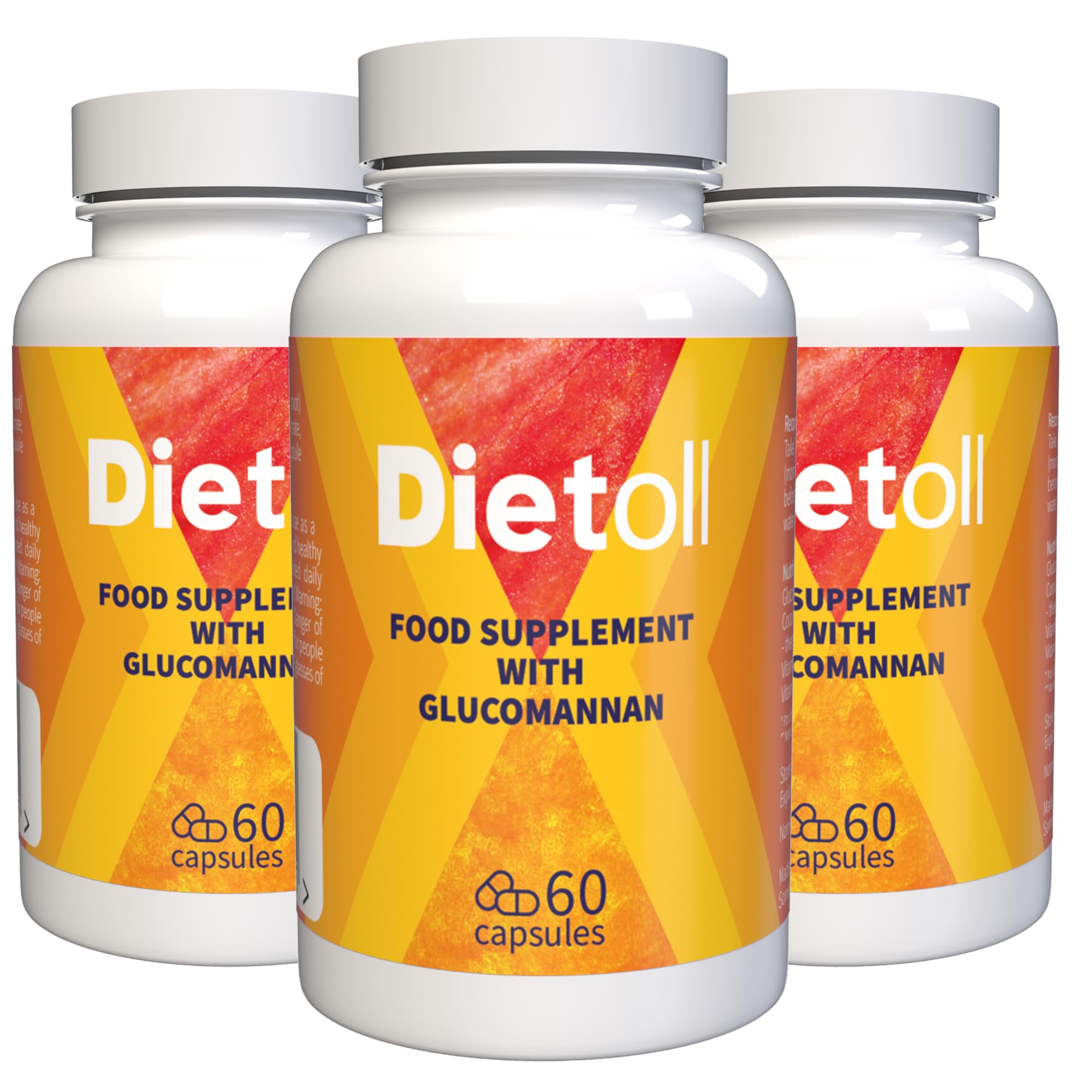 Dietoll - 180 Capsule (3x 60 Capsule), Confezione da 3