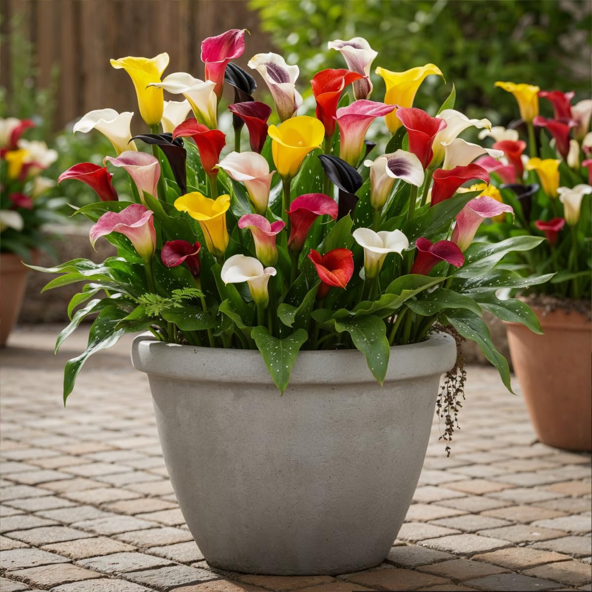 Bulbi Calle Zantedeschia - 10 Bulbi Fiori - 5 Varietà - Piante e Fiori Esclusivi dall'Olanda - per giardino, vasi e balcone (non semi, non artificiali)