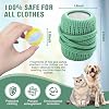 Removedor de pelo de mascotas para lavandería, removedor de pelo de perros y gatos reutilizable para lavandería, atrapa pelo de mascotas eficaz para ropa y ropa de cama, adecuado para atrapa pelusa para lavadora (12, amarillo) 3