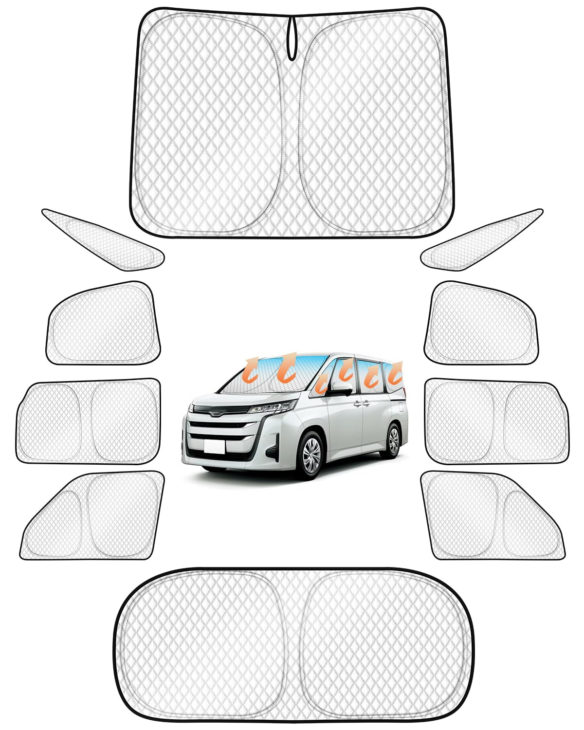 Amazon | 「令和8年 6層構造」SUNVIC 新型 ヴォクシー ノア 90系 車用