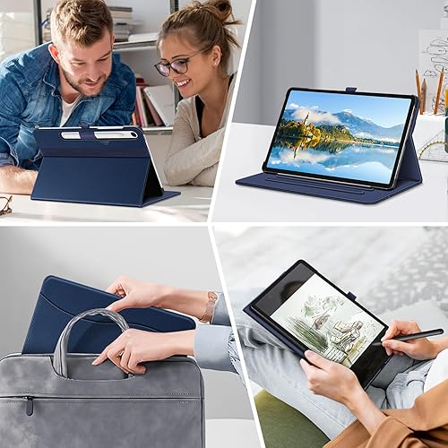 Miniatura 39 de Fintie Funda para Samsung Galaxy Tab S10 Lite/S10 FE/ S9 FE 5G 10.9 pulgadas/Tab S9 de 11 pulgadas con soporte para S Pen, cubierta protectora
