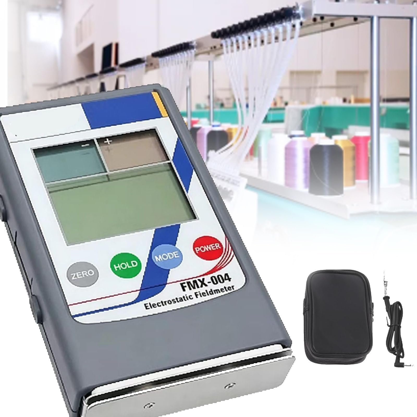Zyknaurral Multicolor Fmx-003/Fmx-004 Static Meter 0~20Kv/0-30Kv Electrostatic Field Meter Esd Test Meter 0~200V Ion Balance Tester For Electronics & Manufacturing & Laboratory Fmx004