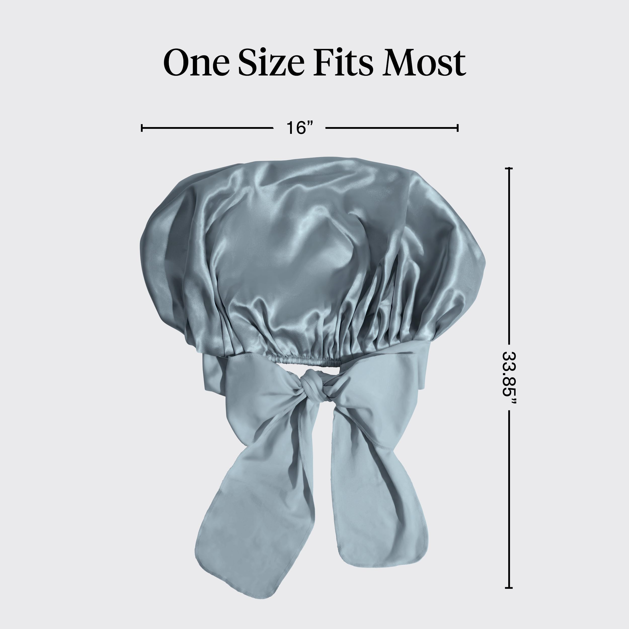 XL Adjustable Satin Sleep Bonnet for Curly Textured Hair Prevents Breakage XL Satin Sleep Bonnet for Curly & Frizz-Prone Hair main image 2