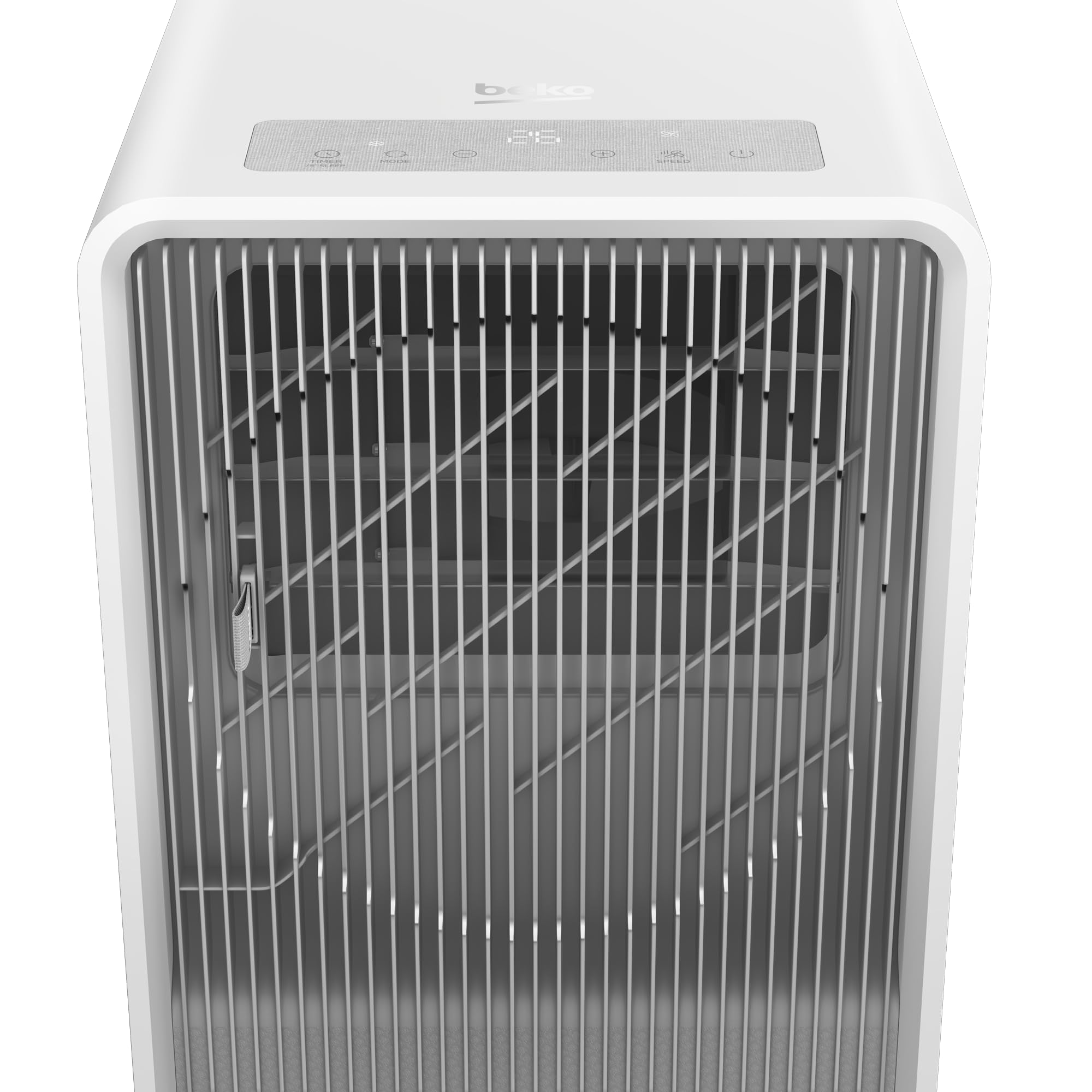 Beko - BP409C - Climatizzatore Portatile, 9000 Btu/h, Raffrescamento, Deumidificazione, Controllo facile e intuitivo, Classe Energetica A - Bianco/Grigio 33,5 x 69,8 x 28,5 cmBP409C