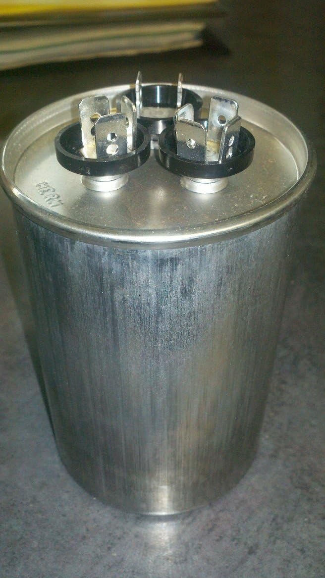 Dual Run Capacitor 50/7.5 MFD 440 Volt Round Air Conditioning Replacement Part