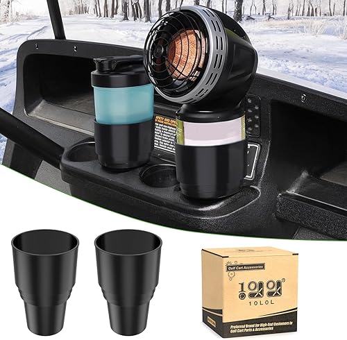 10L0L Paquete de 2 portavasos para carrito de golf, adaptador de tablero para calentador de propano portátil, soporte universal de repuesto para disponible en Yaxa Costa Rica