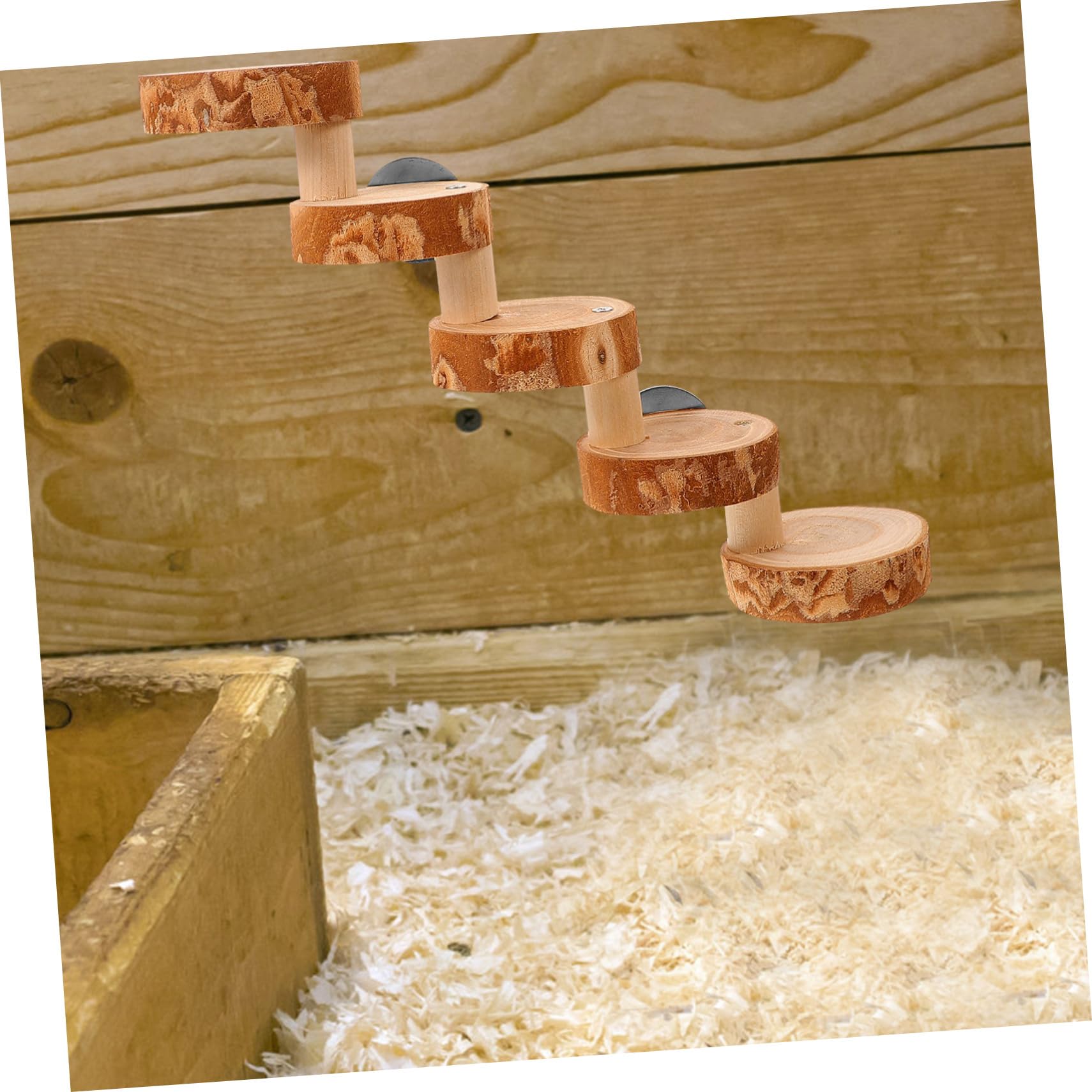 SUPVOX 4 Pz Giocattolo per criceti Giochi per criceti Giochi Criceto Gabbia per criceti Scala per Animali Fai da Te Forniture per Gabbie per criceti cincillà Scala a pioli Scala in Legno