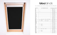 Rulou opac Bloc Skylight pentru fereastră de mansardă Velux, negru, FK06, 48x98 cm 6