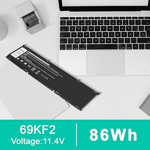 Miniatura 7 de 86Wh 69KF2 M59JH 8FCTC 70N2F Batería para Dell XPS 15 9500 9510 9520 Precisión 5550 5560 5570 7510 M15 M17 R3 R4, G15 5510 5511 551 5 515 5 520