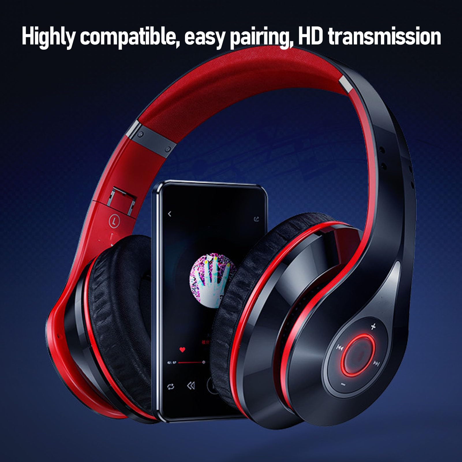 Ejoyous Reproductor de MP3 de 80GB con Bluetooth, WiFi, Pantalla Táctil, Reproductor de Música MP4, 3,97 Pulgadas, 2000mAh, BT5.0, Audio HiFi para Viajes, Entrenamiento y Conducción