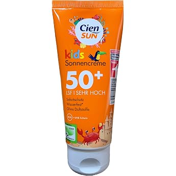 CIEN Sun Kids Sun Cream SPF 50+ Very High Fragrance Free 100ml