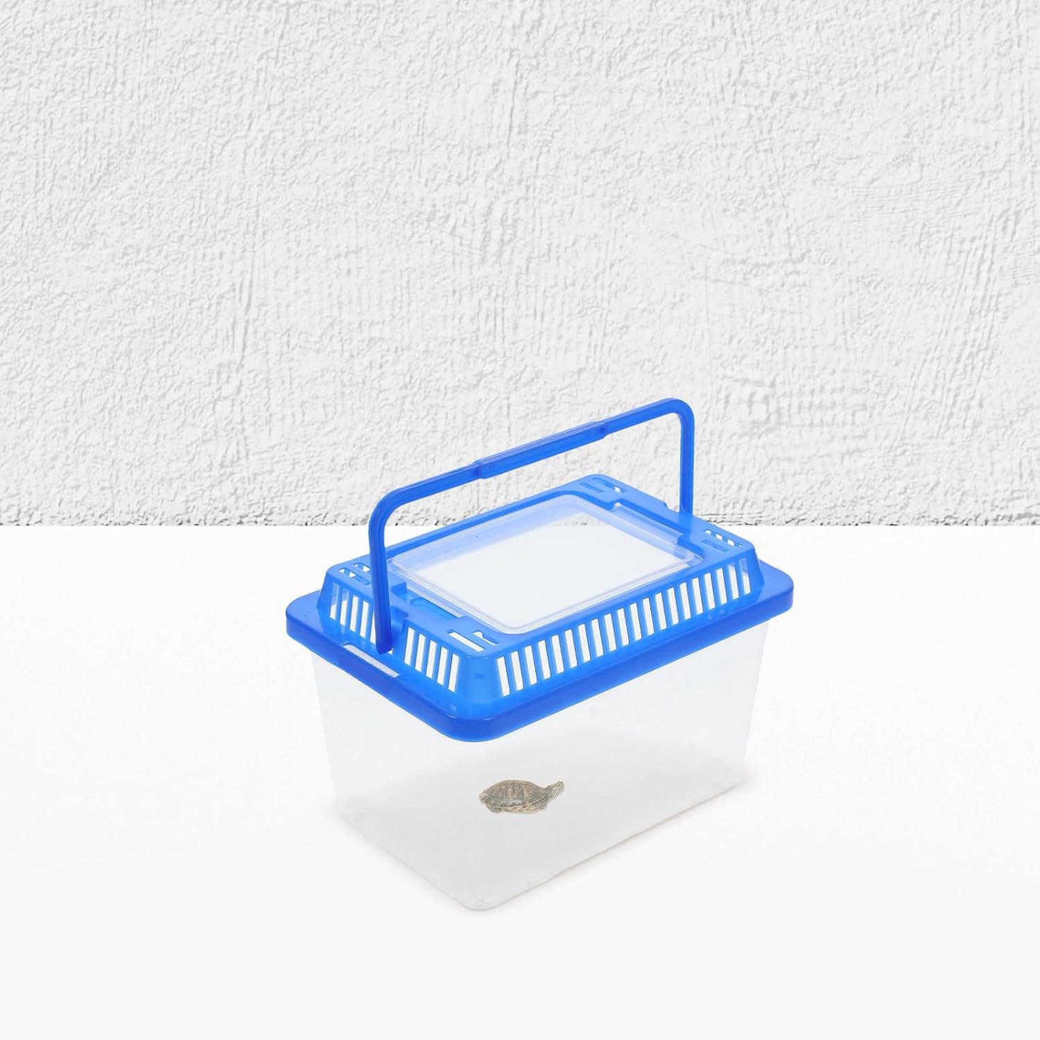 Yardwe 8pcs Turtle Habitat - Portable Clear Aquatic Pet Reptile Box with Lid Large Plastic Carrier Enclosure for Spider Tortoise Gecko Snake Transport Bin for Outdoor Use
