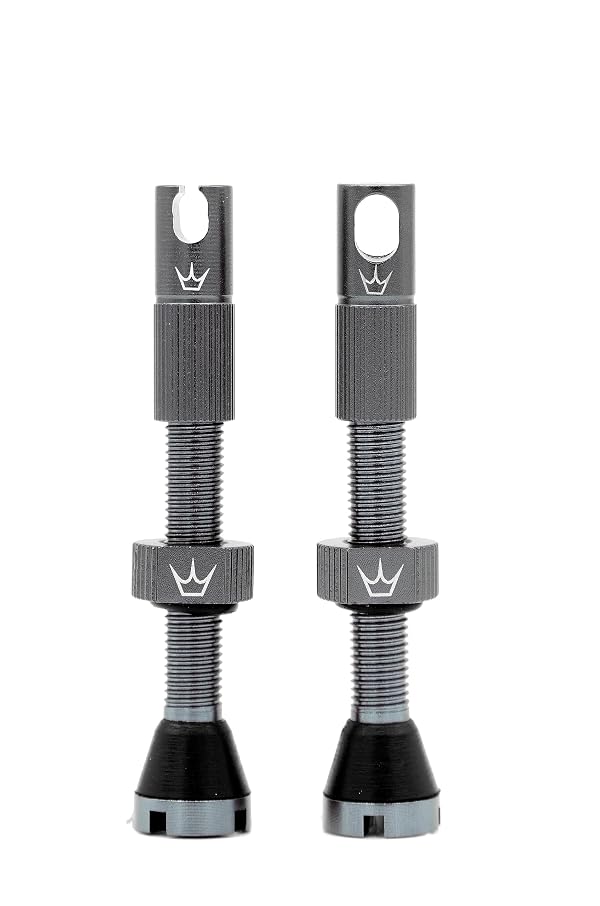 Peaty's x Chris King (MK2) Tubeless Valves, 42mm, Slate by Peaty's - Used condition - US$26.14