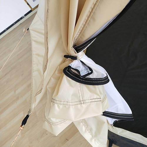 Miniatura 9 de Outsunny Tienda de campaña de yurta para 10 personas con interior espacioso, diseño transpirable e impermeable, para campamento familiar al aire