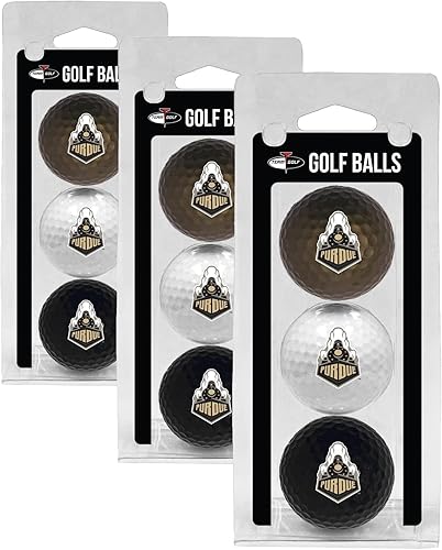 Vista 63 de Team Golf NCAA - Pelotas de golf de tamaño reglamentario, paquete de 3, impresión duradera del equipo a todo color varios colores del equipo.