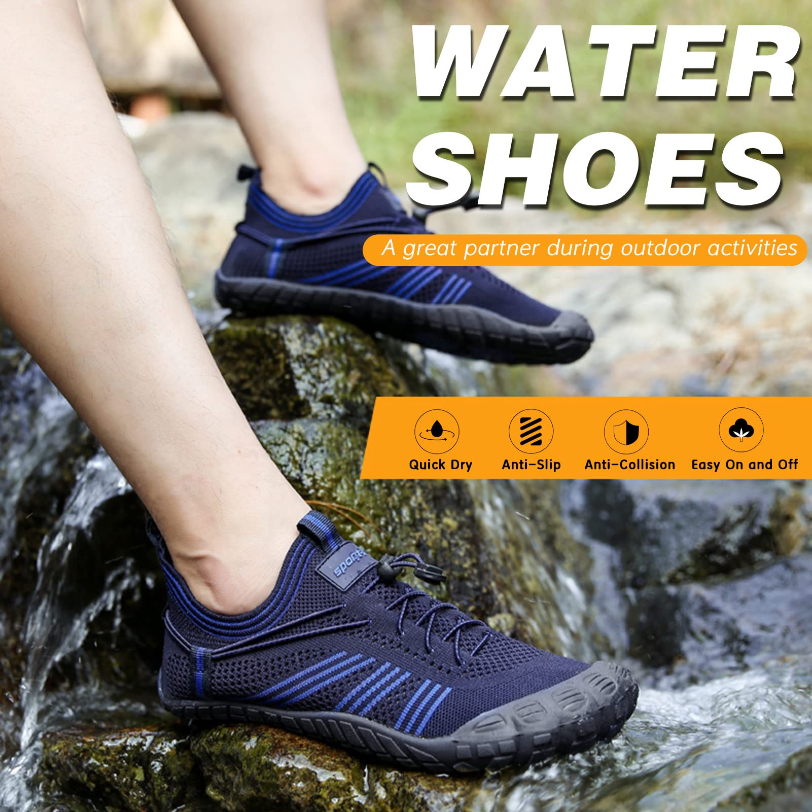Aqua Shoes Zapatos De Agua Para Hombres Y Mujeres, Calcetines