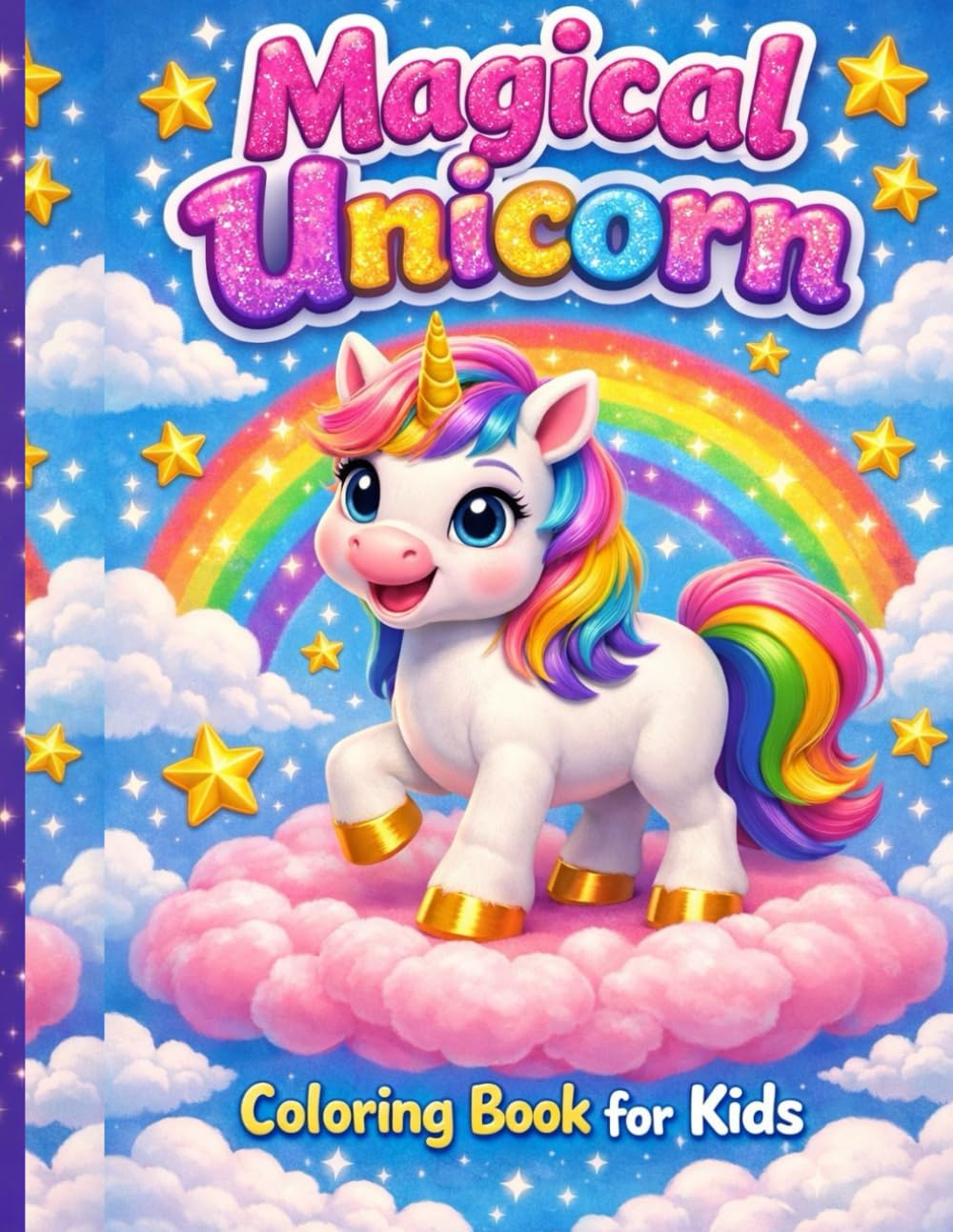 Magical Unicorn Coloring Book 2: Fun and Creative Coloring Pages for Kids Ages 4-8
