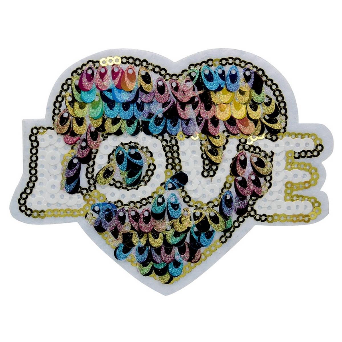 Aadya Crafts Sequines Heart Love Medium-image-41