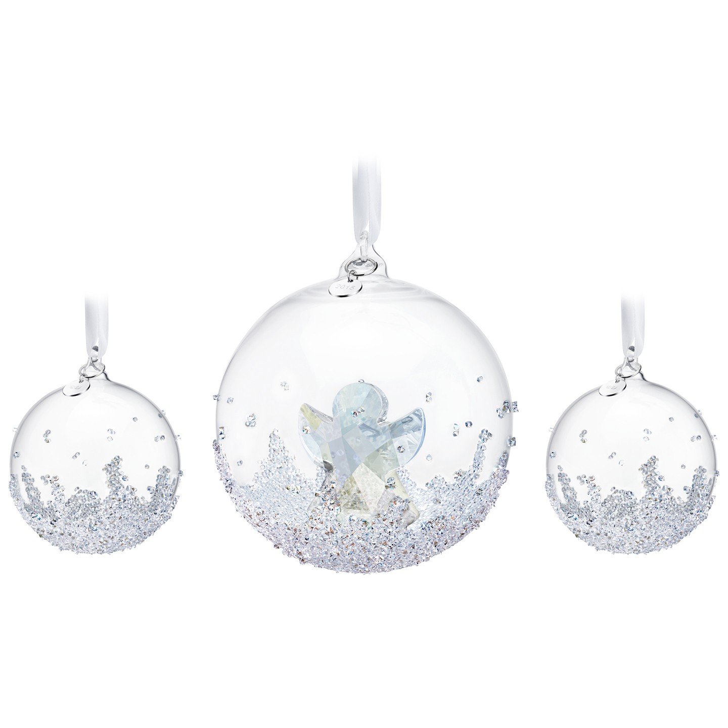 Swarovski Juego de Adornos de Bola de Navidad