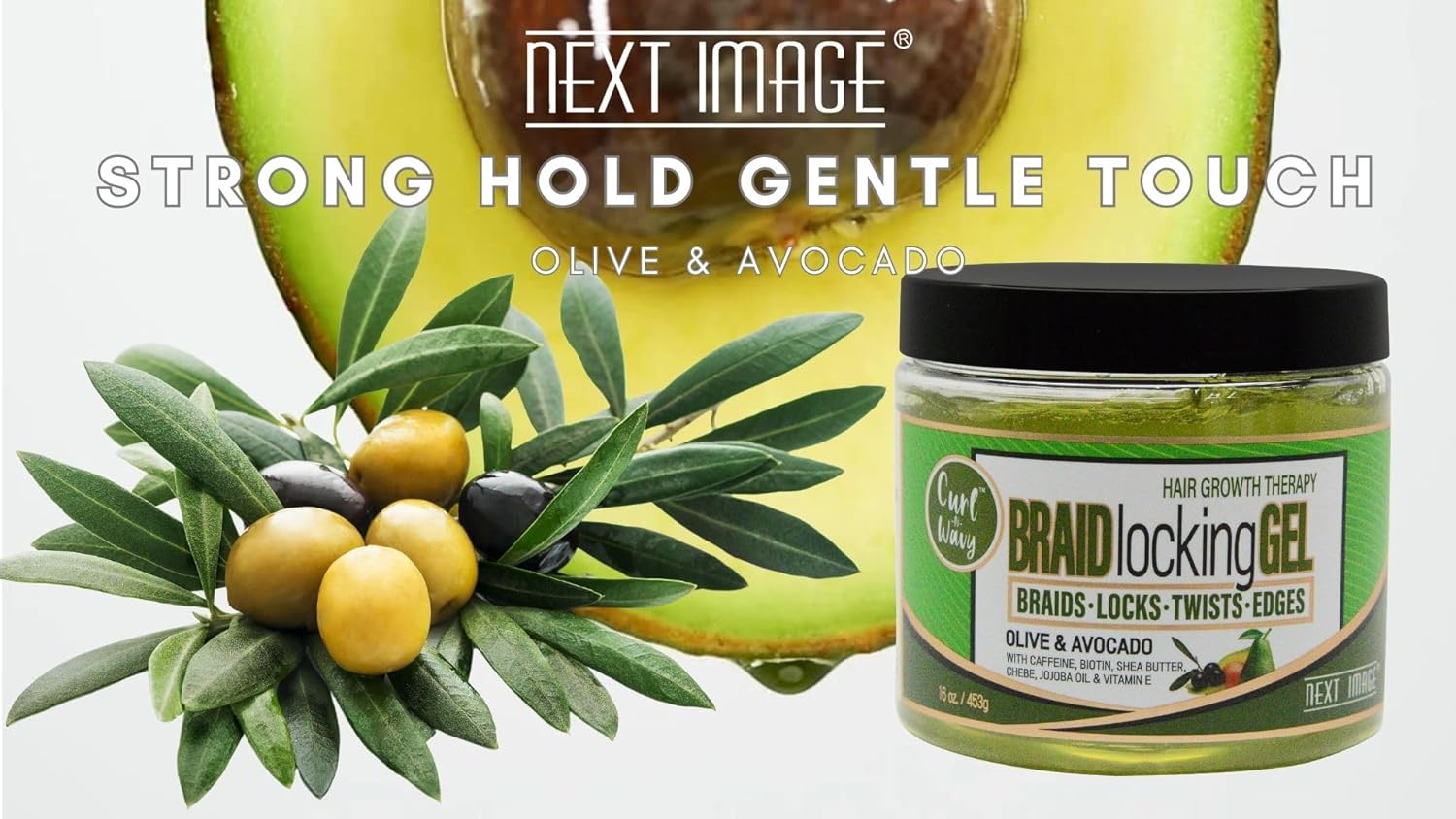 NEXT IMAGE - Braid Locking Gel [Olive & Avocado]