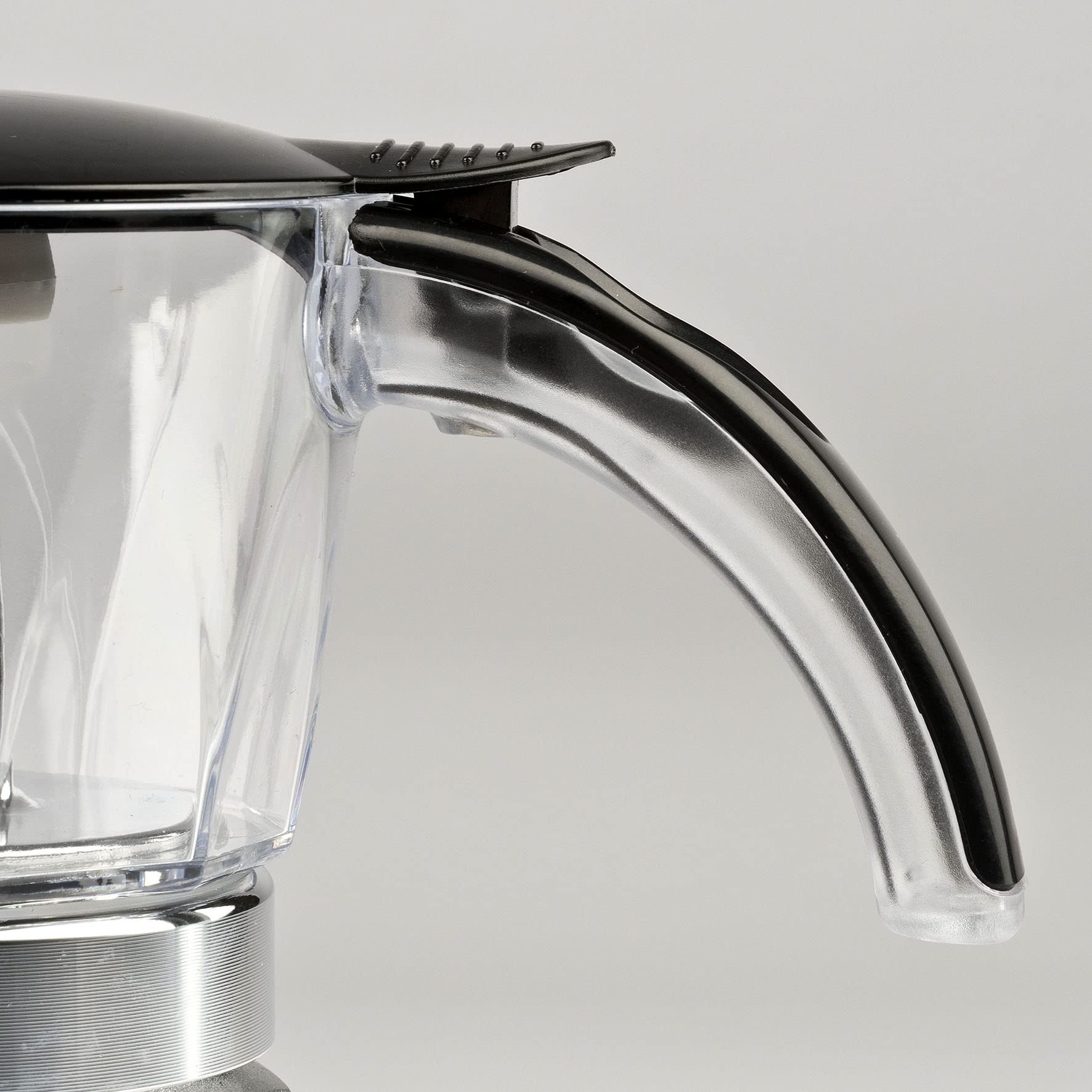 Girmi Mc23 Cafetière électrique Moka, Programmable pour poudre de café, 1 à 3 tasses, 400 W, Affichage LED, Minuterie, Maintien au chaud, Aluminium