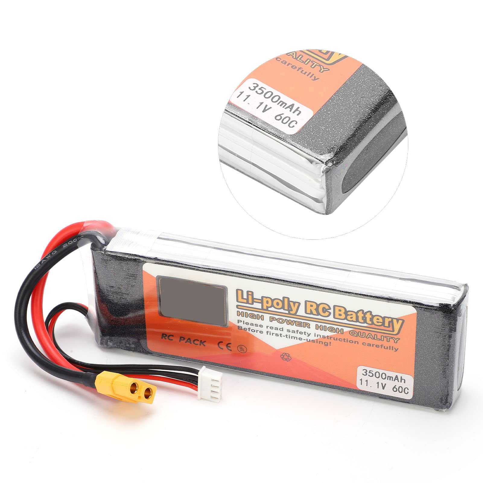 Batteria Lipo ad alta capacità di lunga durata 3500 mAh per droni in barca per auto da auto RC