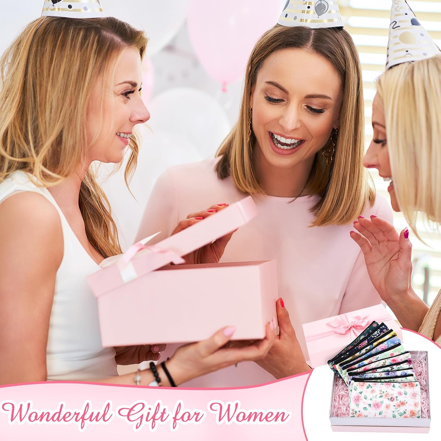 Reginary 20 Pieces Cosmetic Bag for Women, Roomy Makeup Bags with Zipper Toiletry Bag Pouch Travel Accessory Organizer Gifts, 7 x 4.3 Inches - Image 5