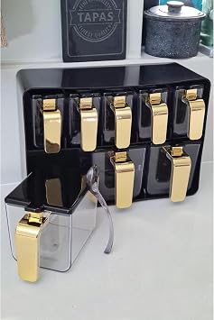 Herevin 8 Piece Spice Set with Vanilla Stand
