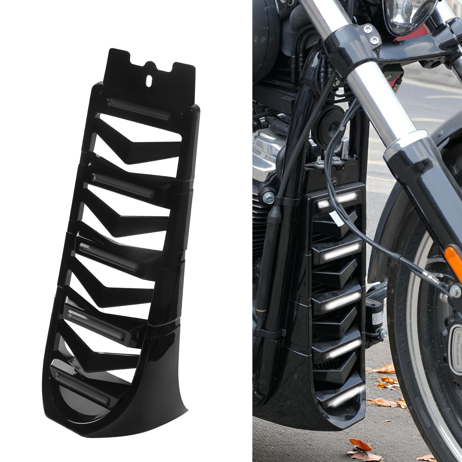 Photo 1 of LUXEMOTO Chin Fairing Spoiler for Harley Softail 2018-2024