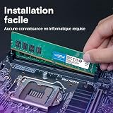 Crucial DDR4 RAM 16GB Kit (8GBx2) 3200MHz CL22, Desktop Computer Memory (or 2933MHz, 2666MHz) - CT2K8G4DFRA32A - 5