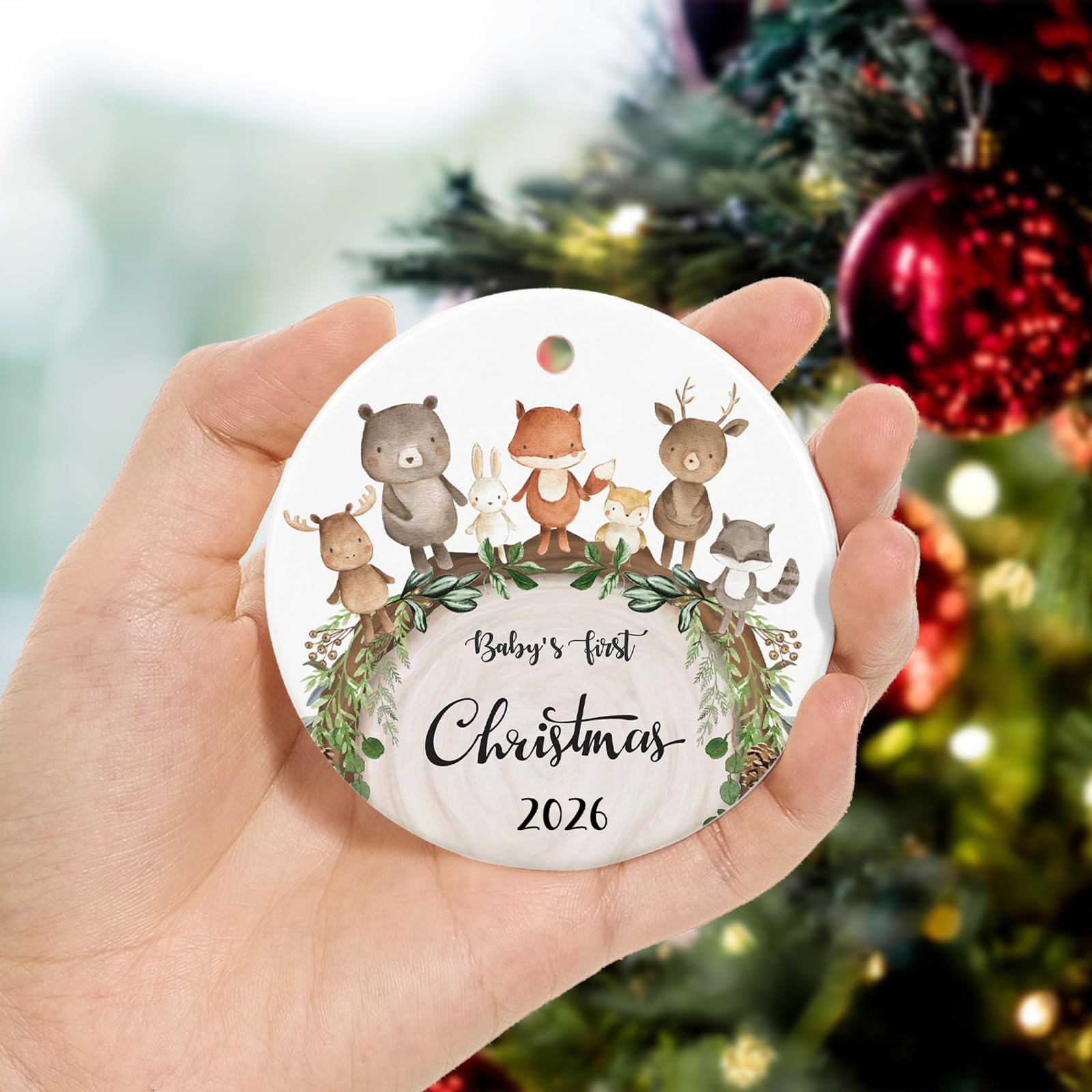 BABIES クリスマスツリー Amazon.co.jp: Babys First Christmas Ornament 2022 My First