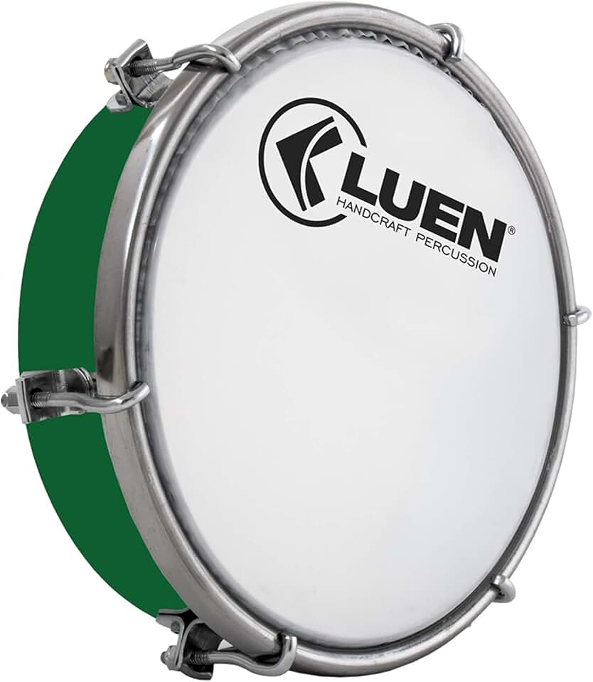 Tamborim Abs Verde 6 Tarr Pele Leitosa