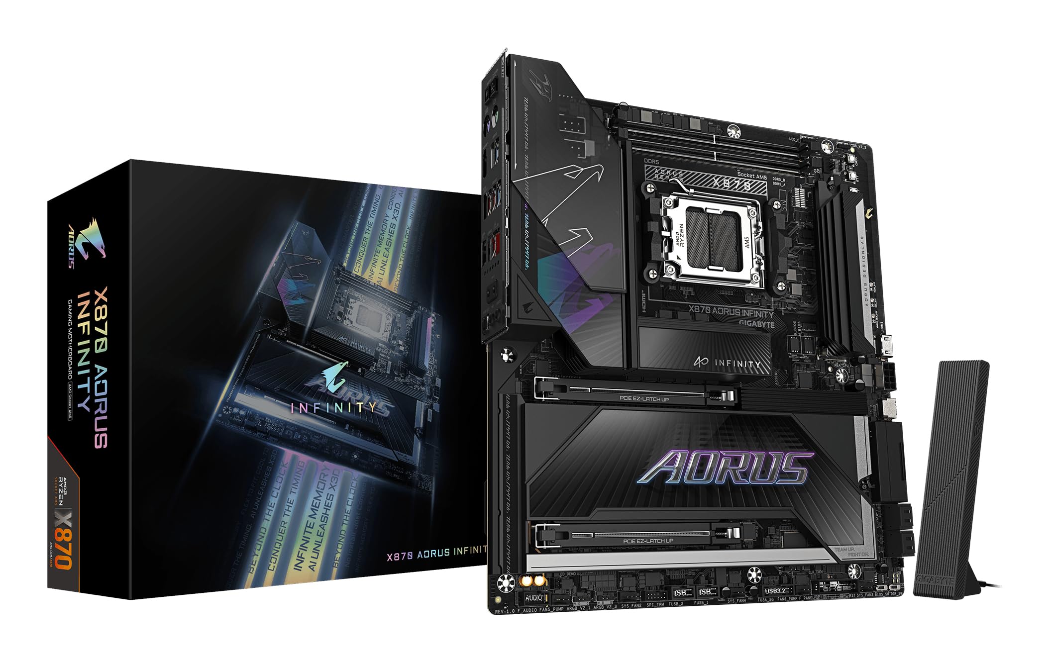 Amazon | GIGABYTE X870 AORUS INFINITY 40周年記念 E-ATXマザーボード
